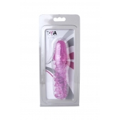 Розовая насадка с нежными шипами - 13,5 см. - Toyfa Basic - в Орехово-Зуево купить с доставкой