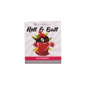 Стимулирующий презерватив-насадка Roll   Ball Raspberry - Sitabella - купить с доставкой в Орехово-Зуево