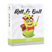 Стимулирующий презерватив-насадка Roll   Ball Apple - Sitabella - купить с доставкой в Орехово-Зуево