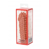 Телесная насадка на фаллос с бугорками KOKOS Extreme Sleeve 10 - 15,8 см. - KOKOS - в Орехово-Зуево купить с доставкой