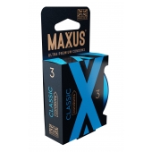 Классические презервативы в железном кейсе MAXUS Classic - 3 шт. - Maxus - купить с доставкой в Орехово-Зуево