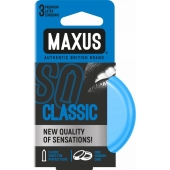 Классические презервативы в железном кейсе MAXUS Classic - 3 шт. - Maxus - купить с доставкой в Орехово-Зуево
