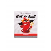 Стимулирующий презерватив-насадка Roll   Ball Cherry - Sitabella - купить с доставкой в Орехово-Зуево