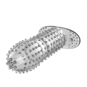Закрытая прозрачная насадка Crystal sleeve - 12 см. - Erowoman-Eroman - в Орехово-Зуево купить с доставкой