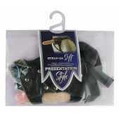 Черный пояс-трусики с двумя насадками Soft-Dolli - 16,5 и 10,5 см. - LOVETOY (А-Полимер) - купить с доставкой в Орехово-Зуево