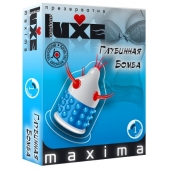 Презерватив LUXE Maxima  Глубинная бомба  - 1 шт. - Luxe - купить с доставкой в Орехово-Зуево