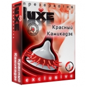 Презерватив LUXE  Exclusive   Красный Камикадзе  - 1 шт. - Luxe - купить с доставкой в Орехово-Зуево