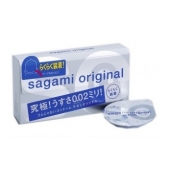 Ультратонкие презервативы Sagami Original QUICK - 6 шт. - Sagami - купить с доставкой в Орехово-Зуево