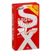 Утолщенные презервативы Sagami Xtreme Feel Long с точками - 10 шт. - Sagami - купить с доставкой в Орехово-Зуево