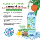 Очищающий спрей для игрушек CLEAR TOY Tropic - 100 мл. - Биоритм - купить с доставкой в Орехово-Зуево