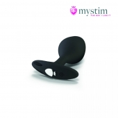 Черная пробка Mystim Rocking Vibe S с возможностью подключения к электростимулятору - 9,7 см. - MyStim - купить с доставкой в Орехово-Зуево