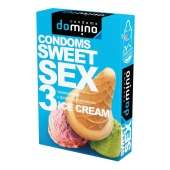 Презервативы для орального секса DOMINO Sweet Sex с ароматом мороженого - 3 шт. - Domino - купить с доставкой в Орехово-Зуево