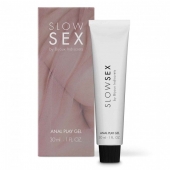 Лубрикант на водной основе Slow Sex Anal Play Gel - 30 мл. - Bijoux Indiscrets - купить с доставкой в Орехово-Зуево