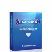 Гладкие презервативы Torex  Классические  - 3 шт. - Torex - купить с доставкой в Орехово-Зуево