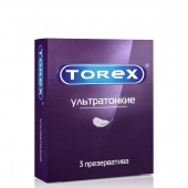 Презервативы Torex  Ультратонкие  - 3 шт. - Torex - купить с доставкой в Орехово-Зуево