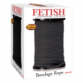 Черная веревка для связывания Bondage Rope - 60,9 м. - Pipedream - купить с доставкой в Орехово-Зуево
