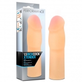 Телесная насадка-удлинитель на пенис PERFORMANCE 1.5INCH COCK XTENDER - 16 см. - Blush Novelties - в Орехово-Зуево купить с доставкой