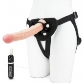 Регулируемые трусики с вибрирующей насадкой - 21 см. - Lux Fetish - купить с доставкой в Орехово-Зуево