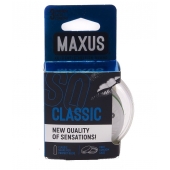 Классические презервативы в пластиковом кейсе MAXUS Classic - 3 шт. - Maxus - купить с доставкой в Орехово-Зуево