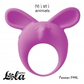 Фиолетовое эрекционное кольцо Fennec Phil - Lola Games - в Орехово-Зуево купить с доставкой