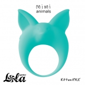 Зеленое эрекционное кольцо Kitten Kyle - Lola Games - в Орехово-Зуево купить с доставкой