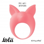 Оранжевое эрекционное кольцо Kitten Kyle - Lola Games - в Орехово-Зуево купить с доставкой