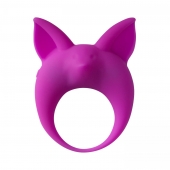 Фиолетовое эрекционное кольцо Kitten Kyle - Lola Games - в Орехово-Зуево купить с доставкой