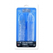 Комплект из 2 прозрачных насадок на пенис PENIS EXTENDER PACK - Dream Toys - в Орехово-Зуево купить с доставкой