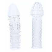 Комплект из 2 прозрачных насадок на пенис PENIS EXTENDER PACK - Dream Toys - в Орехово-Зуево купить с доставкой