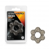 Дымчатое эрекционное кольцо Stay Hard Thick Bead Cock Ring - Blush Novelties - в Орехово-Зуево купить с доставкой