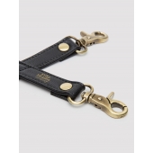 Черный фиксатор для манжет Bound to You Faux Leather Hogtie - Fifty Shades of Grey - купить с доставкой в Орехово-Зуево