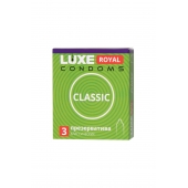Гладкие презервативы LUXE Royal Classic - 3 шт. - Luxe - купить с доставкой в Орехово-Зуево