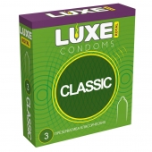 Гладкие презервативы LUXE Royal Classic - 3 шт. - Luxe - купить с доставкой в Орехово-Зуево
