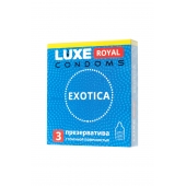 Текстурированные презервативы LUXE Royal Exotica - 3 шт. - Luxe - купить с доставкой в Орехово-Зуево