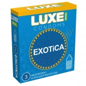 Текстурированные презервативы LUXE Royal Exotica - 3 шт. - Luxe - купить с доставкой в Орехово-Зуево