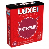 Текстурированные презервативы LUXE Royal Extreme - 3 шт. - Luxe - купить с доставкой в Орехово-Зуево