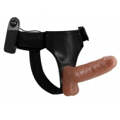 Страпон на трусиках с вибрацией Ultra Passionate Harness - 16 см. - Baile - купить с доставкой в Орехово-Зуево