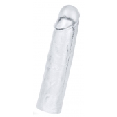 Прозрачная насадка-удлинитель Flawless Clear Penis Sleeve Add 1 - 15,5 см. - Lovetoy - в Орехово-Зуево купить с доставкой