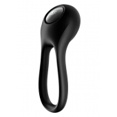 Черное эрекционное виброкольцо Majestic Duo - Satisfyer - в Орехово-Зуево купить с доставкой