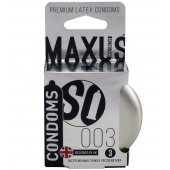 Экстремально тонкие презервативы в железном кейсе MAXUS Extreme Thin - 3 шт. - Maxus - купить с доставкой в Орехово-Зуево