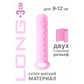 Розовый фаллоудлинитель Homme Long - 13,5 см. - Lola Games - в Орехово-Зуево купить с доставкой