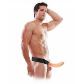 Полый страпон 8  Hollow Strap-On телесного цвета - 19 см. - Pipedream - купить с доставкой в Орехово-Зуево