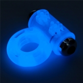 Голубое, светящееся в темноте эрекционное виброкольцо Lumino Play Vibrating Penis Ring - Lovetoy - в Орехово-Зуево купить с доставкой