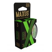 Презервативы в пластиковом кейсе MAXUS AIR Mixed - 3 шт. - Maxus - купить с доставкой в Орехово-Зуево