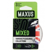 Презервативы в пластиковом кейсе MAXUS AIR Mixed - 3 шт. - Maxus - купить с доставкой в Орехово-Зуево