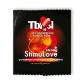 Разогревающий гель-лубрикант Stimulove Strong в одноразовой упаковке - 4 гр. - Биоритм - купить с доставкой в Орехово-Зуево
