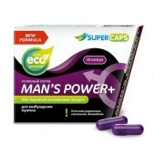 Возбуждающее средство для мужчин Mans Power plus - 10 капсул (0,35 гр.) +1 в подарок - SuperCaps - купить с доставкой в Орехово-Зуево