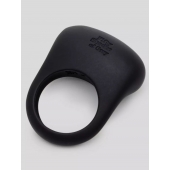 Черное эрекционное виброкольцо Sensation Rechargeable Vibrating Love Ring - Fifty Shades of Grey - в Орехово-Зуево купить с доставкой