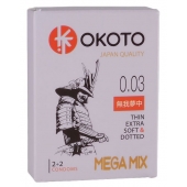 Набор из 4 презервативов OKOTO MegaMIX - Sitabella - купить с доставкой в Орехово-Зуево