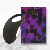 Черное эрекционное виброкольцо Thor Cockring - FeelzToys - в Орехово-Зуево купить с доставкой